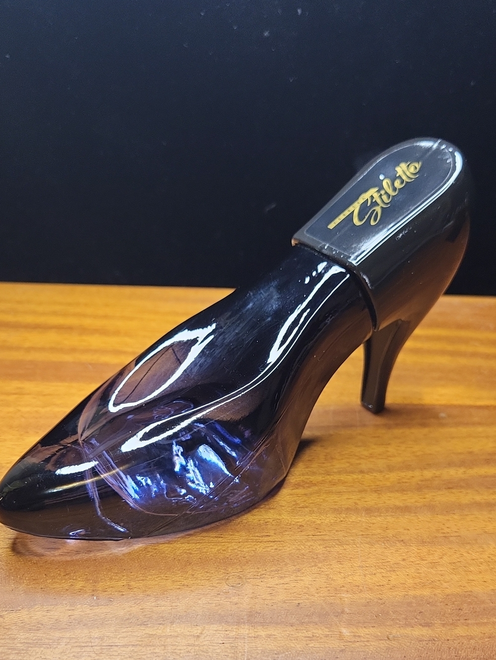 Ferrera Black Patent Stiletto Pump Perfume